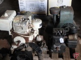 (3) small gas engines: Sears I/C series 4 cycle engine, Briggs & Stratton 5hp 4 cycle engine,