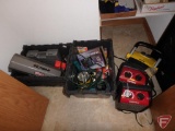 (2) Patton space heaters, Stanley portable heater, automotive electric repair kit, spot light,
