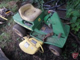 John Deere 57 riding lawn mower, engine removed but included