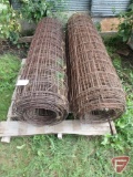 (2) smooth wire 5ft fencing wire