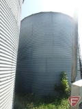 Butler galvanized steel grain bin, 21ft diameter, 7 rings high