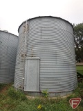 Butler galvanized steel grain bin, 21ft diameter, 6 rings high