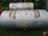 (2) stainless steel tank, approx. 200 gallon