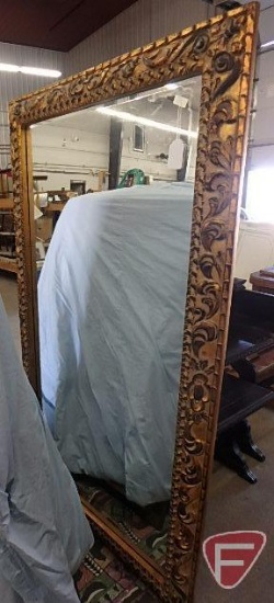 Framed mirrors, 67 in x 37 in and 44 in x 33 in