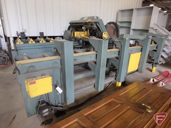 DoAll band saw with rolling stock feed, machine: C-1213NC, 460v, 3ph, sn 443-90129