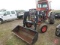 International 766 gas tractor with Year Round cab enclosure and Bush Hog 2846QT loader w/ 72
