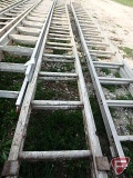 40' Aluminum extension ladder