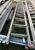 28' Aluminum extension ladder