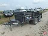 Load Trail 5X10 Dump Trailer, electric over hydraulic