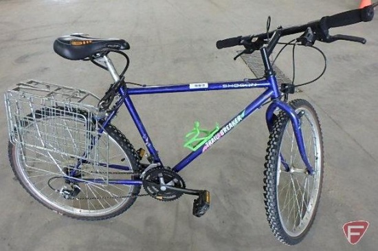 Shogun Trailbreaker 27in men's blue bike/bicycle