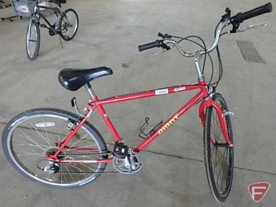 Giant 27in men's red bike/bicycle