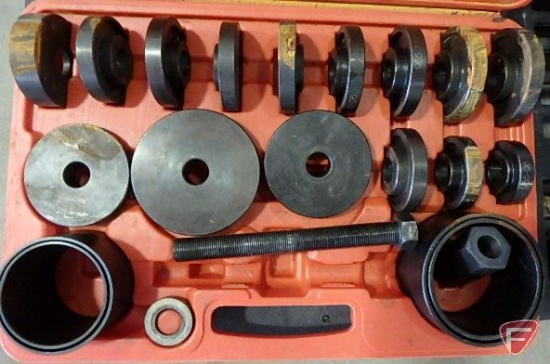 Bushing/bearing puller/press tool kit and red case