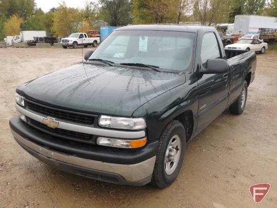 2001 Chevrolet Silverado Pickup Truck, VIN # 1gcec14w11z264536