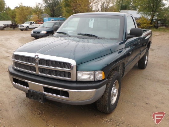 1999 Dodge Ram Pickup Pickup Truck, VIN # 3b7kc26zxxm589597