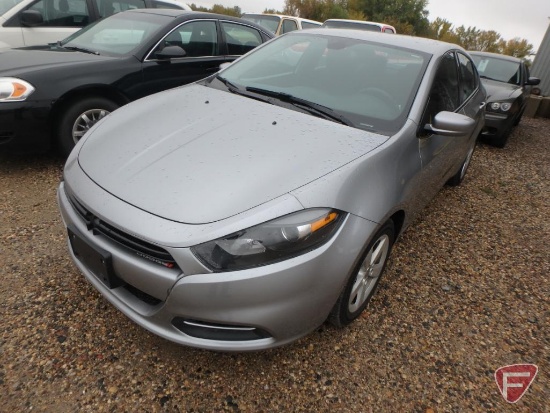 2015 Dodge Dart Passenger Car, VIN # 1c3cdfbb3fd309874