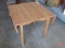Wood drop leaf table, 30inx30in without leaves, each leaf is 9in