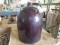 Large stoneware/crock jug, 16inH, with cork