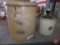 6 gallon Salt glaze crock and Western Stoneware crock jug, Both