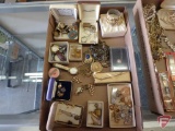 Jewelry, cuff links, bracelets, watches, necklaces, tie clips, rings, collector spoons, earrings