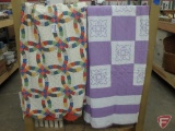(2) handmade quilts