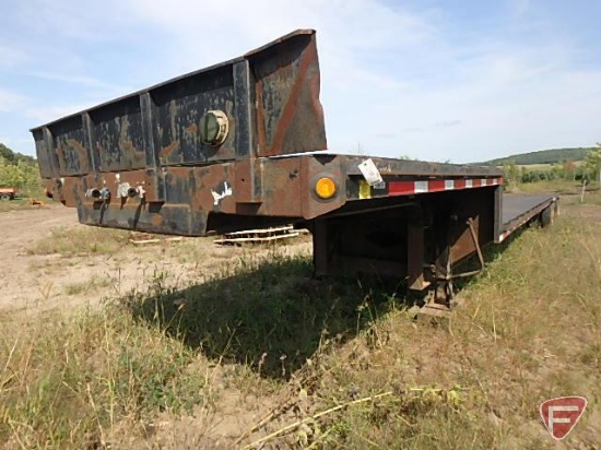 1995 Fontaine 48' semi trailer, 101" wide, metal stake sides, tree bar, VIN:13n248300s1562853