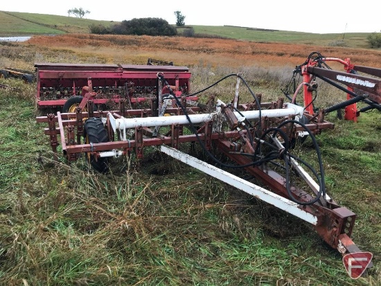 Brady 12ft pull type field cultivator with hitch attached to