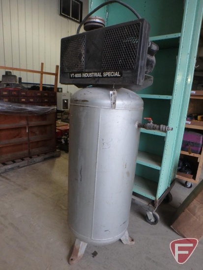 Campbell Hausfeld 5HP upright air compressor, 220V