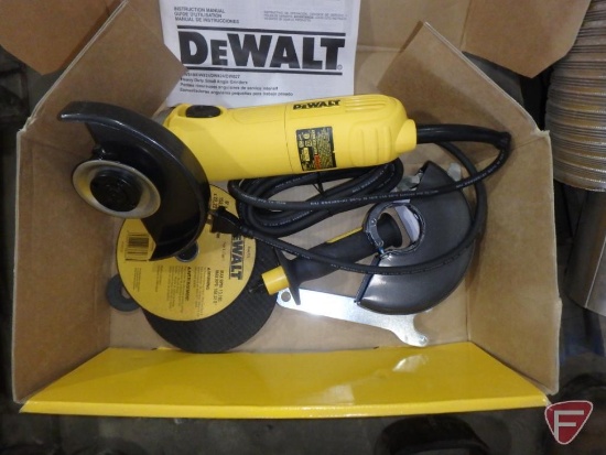 DeWalt DW827 6in angle grinder with accessories