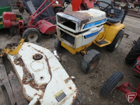 International Cub Cadet 1000 garden tractor with mower deck