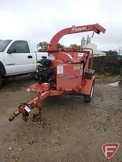 Morbark Cyclone 6 pull type wood chipper with Kohler Command Pro 25 engine