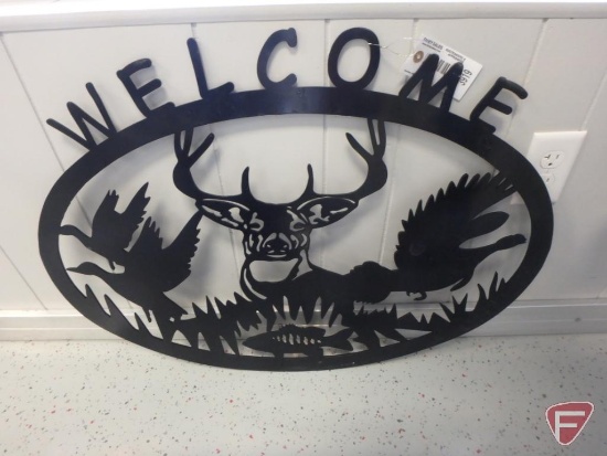 Outdoor/Wildlife themed 1/4" metal sign