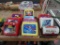 Lunch boxes, metal US Mail with thermos, (4) plastic lunch boxes with matching thermos, Garfield,
