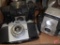 Vintage cameras, Anscoflex II, Argus Argoflex 75, Brownie Reflex, (2) Brownie Starflex, Delta,