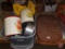 Grinder, hand mixer, jello molds, metal canister sets, metal tins and containers,