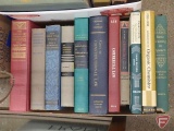 Large assortment of hard cover books, some vintage, Contents of 8 boxes