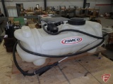 Fimco liquid sprayer with wand, on mount