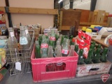Pop bottles, 7up, Coca-Cola, Tom Moore, Wahl, Kist, Masons Root Beer, Bubble Up,