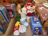 Toys, Mickey Mouse ViewFinder, Pennys Pony Club barn with accessories, playing cards,