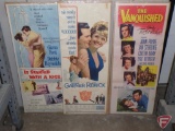 (11) movie posters, Billy Budd, It Started with a Kiss, Gunfighters of Abilene, Fort Massacre,