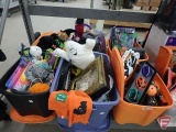 Halloween decorations, lights, rugs, wall decorations, Goosebumps, dolls, and other decorative