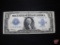 1923 $1 Blue Seal Silver Certificate horse blanket F+ to VF with numerous folds
