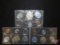 (3) 1960 U.S. Mint proof sets sealed missing outer packaging