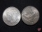 (2) Misc. .999 Silver 1 Troy Oz. rounds