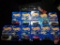 (11) Hot Wheels in original packaging, mostly 90s; (2) Hot Wheels in display cases