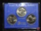 1979 Susan B. Anthony Dollar Coin Set BU P, D, & S