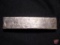 Oriental Minted 6.040 Troy Oz. Sterling Silver Bar, unknown purity