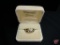 Gent's 14K Yellow Gold Diamond wedding ring, (3) center Diamonds .09 PT ea.,