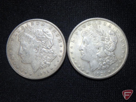 1921 D Morgan Silver Dollar XF to AU