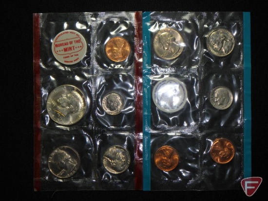 1969 U.S. Mint P & D sets sealed missing outer packaging