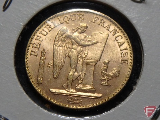 1895 A 20 Francs Gold bullion coin BU